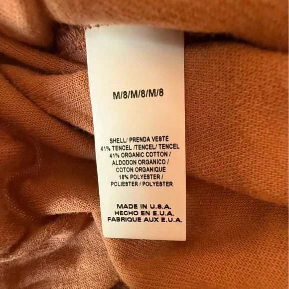 NWT Vitamin A Mari Cover Up Shorts in Latte Size 8 Medium - Picture 8 of 10